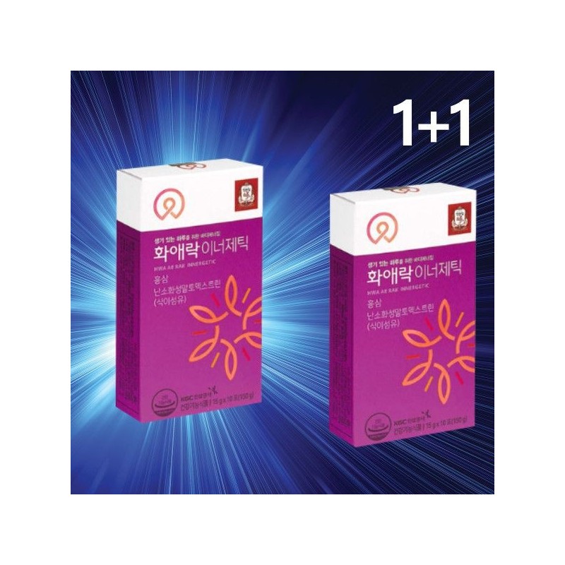 Jeonggwanjang CheongKwanJang Hwaerak Innerjet 20 sachets / 정관장 화애락 이너제틱