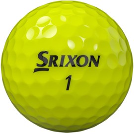 Srixon Z-Star 9 - Pelota de Golf de Alto Rendimiento | Alcance Extremo y Giro | Núcleo FastLayer DG Core 2.0 | Revestimiento Spin Skin+ | Control y Tacto Suave | Disponible en Color Blanco y Amarillo