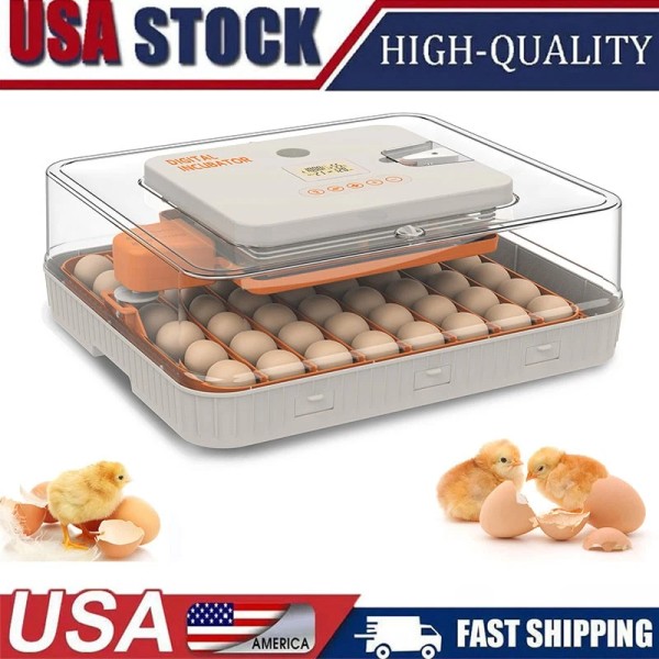 Unbranded 56 Egg Incubator with Automatic Egg Turning Egg Hatching
