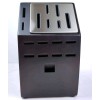 CALPHALON 17-Slot Hardwood KNIFE & SHEARS Storage Block, BLACK WALNUT
