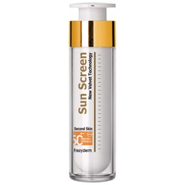 FrezyDerm Sun Screen "Velvet" Second Skin Technology Face No Color SPF50+