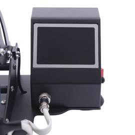 Mug Heat Press Machine, 110V 500W Mug Press Heat Transfer Sublimation Cup Press Machine LCD Digital for 11oz 15oz 20oz Mug Black