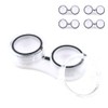 HAHIYO Contact Lens Case Box Holder Diameter 24mm Durable Leakproof