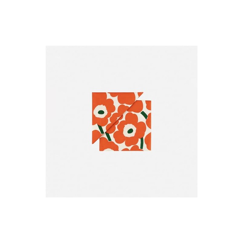 Marimekko 52_1_5273552621 F Lunch Napkins, Women's, Orange x Green
