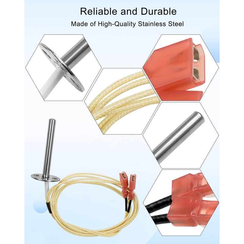 QAGGUM Temperature Probe Sensor Fit for Bullseye RT-B380 RT-B380X Wood