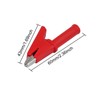 DIANN 10pcs Alligator Clips Full Insulated Crocodile Clips with 4mm