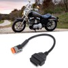 6Pin OBD2 Diagnostic Cable Adapter Professional Fault Detection for Motorcycle