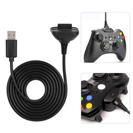 360 Wireless Controller Charging Cable for 360 Gaming Two Colour (Black)
