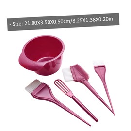 FRCOLOR Hair Dye Kit with Mixing Bowl and Brushes for Professional and Diy Hair Coloring Complete Set with Durable Bristles for All Types Convenient for Beginners and Experts