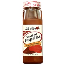 La Flor - Naturally Smoked Paprika | Premium Paprika Perfect for Meats, Rubs, Marinades & More! | 16 Oz