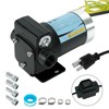 LAPPPLSP 110V Gasoline Oil Fuel Transfer Pump with Connection Cables,