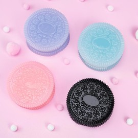 2025 Super Sticky Cookie Squishies Taba taba Squishy Desktop Reliever Gadgets Stress Relief Toys Squezze toys Unique Gift for Kids and Adults taba squishy deck - Color: Black
