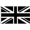 Union Jack (Black) Small Flag 3ft x 2ft
