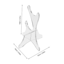Gatuida 2pcs Sword Display Stand Acrylic Wand Stand Sword Rack Display Rack for Lightsaber