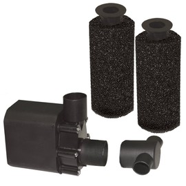 Beckett Corporation 1800 GPH Submersible Pond and Waterfall Pump with Filters - Pump for Indoor/Outdoor Ponds, Fountains, Water Gardens, Aquariums, and Small Waterfalls, 16.3' Max Fountain Height, Black