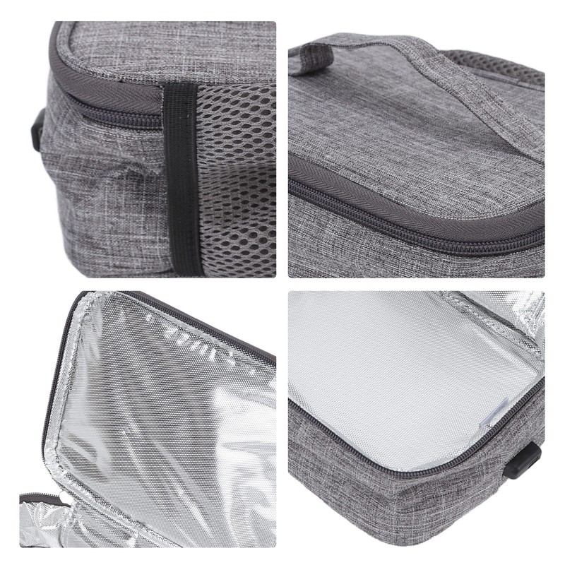 USB Heated Lunch Box Large Capacity Waterproof Oxford Cloth Lightweight