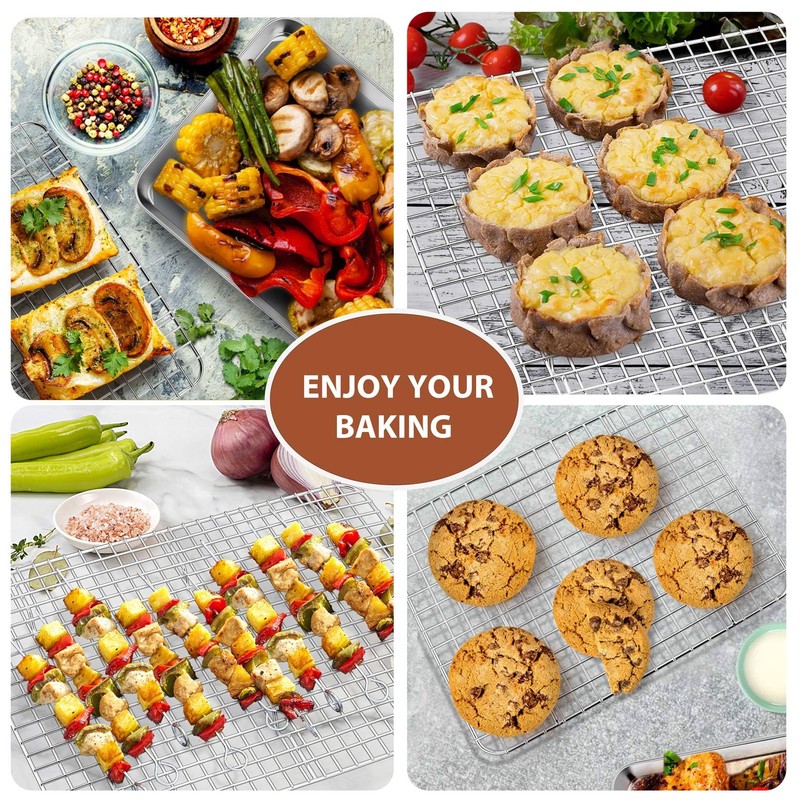 P&P CHEF 16 + 10.4 Inch Baking Sheet and Rack