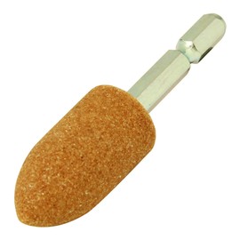 SK11 Hexagonal Shaft Whetstone with Shaft for Ironworking, 0.7 x 1.5 inches (19 x 38 mm), WA60MV No.34-HEX