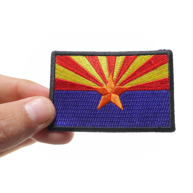Arizona State Flag Patch - 3x2 inch
