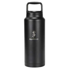 Aquapelli Vacuum Insulated Water Bottle, 34 ounces, Midnight Black