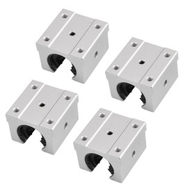 4Pcs SBR12UU Block Linear Rail Bearing Slide 12mm Aluminum Open Block for SBR12 12mm Linear Guide Rail