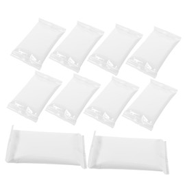 minkissy 10pcs Packs Reusable Ice Pack Ice Machine Ice Cube Tray Ice Bag Ice Lollies Ice Tray Ice Bucket Ice Blocks for Ice Pouch Food Shipping Supplies Food Shipping Tool White