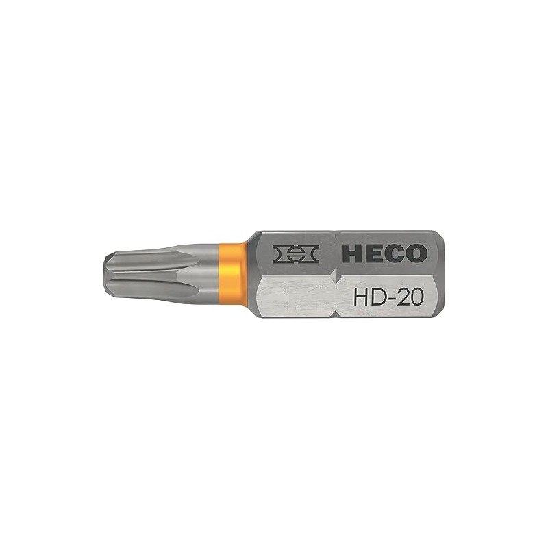 HECO HD 20 Drive Bits Orange Pack of 10