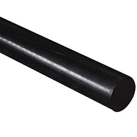 High Density Polyethylene Round Bar Black 50mm Diameter x 300mm Long Grade A PE 500