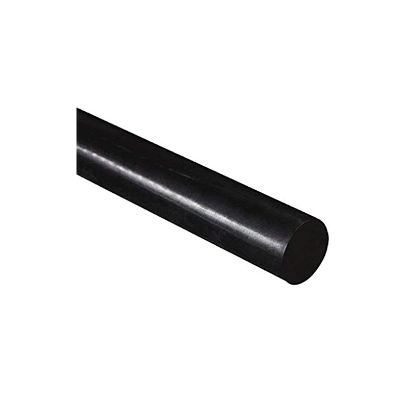 High Density Polyethylene Round Bar Black 50mm Diameter x 300mm