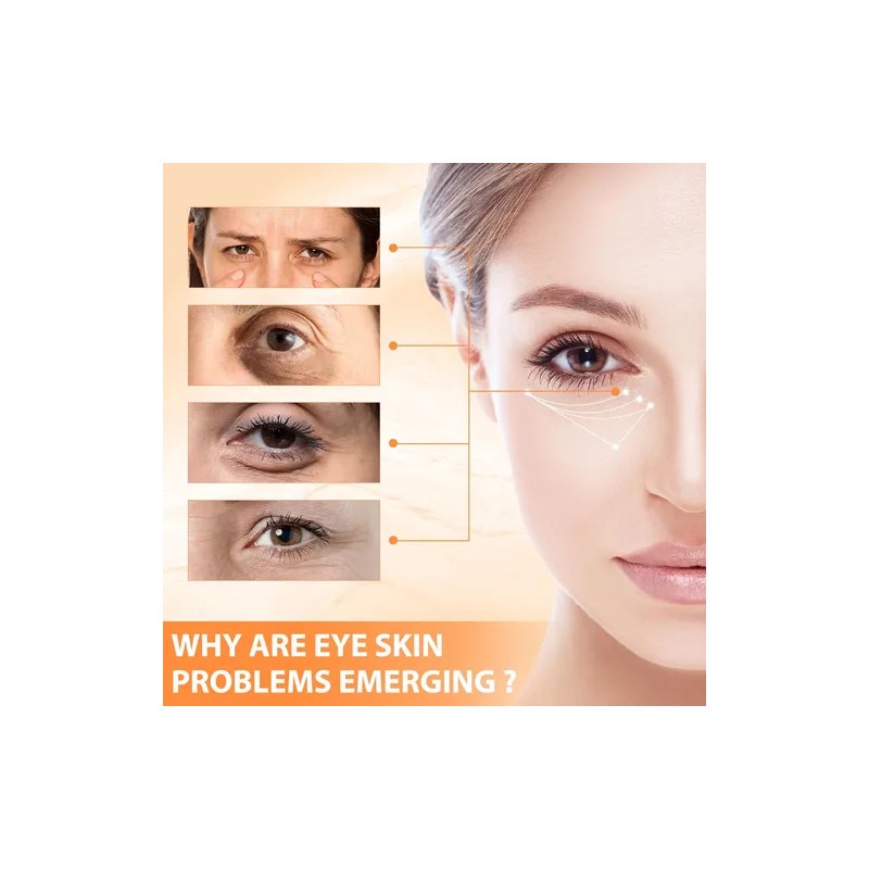 Crema De Ojos Reducción Ojeras Vitamina C Acido Hialuronico