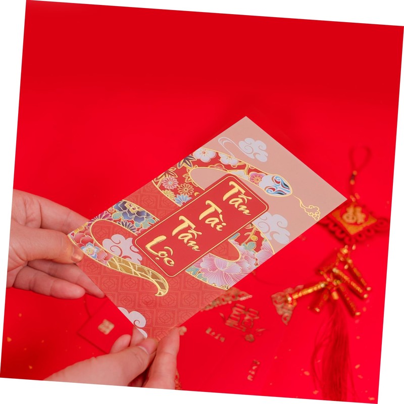 Operitacx 30pcs 2025 Paper Snake Chinese Red Packet Red Envelopes