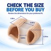 2 Pack Toe Spacers, Big Toe Separators for Women Men,