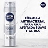 Espuma para afeitar NIVEA MEN Silver Protect antibacterial con iones