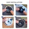 RV Flush Latch Lock | Heavy Duty Chrome Flush Slam