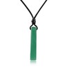 COAI Power Stone Stick Bar Power Stone Necklace, green aventurine,