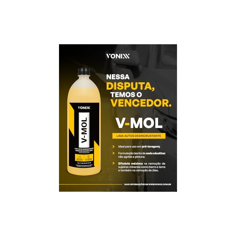 Vonixx V-mol Shampoo Desincrustante de Lodo o Barro 1.5 Lt