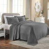 Superior 3 Piece Solitaire Cotton Bedspread Set, Home Bed Decor,