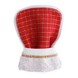 KAKOOI Exfoliating Bath Scrubbing Gloves - Dead skin cells remover(1Piece of Pack,Red)