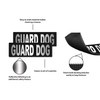 Dogline Guard Dog Removable Patches, Small/Medium