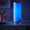 LITECRAFT Glow Starburst Table Lamp Cylinder Colour Changing LED Base