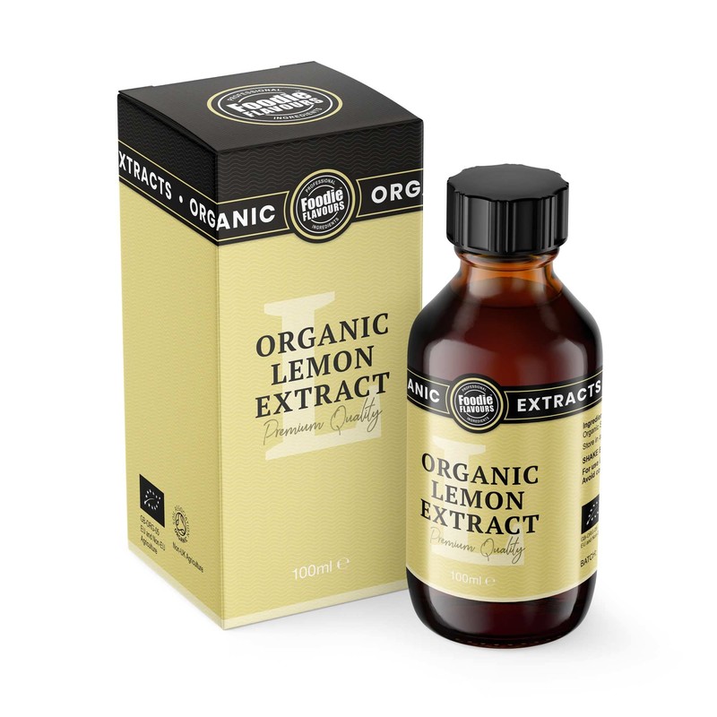 Foodie Flavours Organic Lemon Extract - 100ml