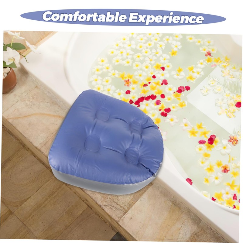 Healvian 2 Pack Inflatable Spa Bath Seat Comfortable Material for
