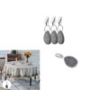 Gativs Tablecloth Weights with Clips, Pack of 8 Tablecloths Weights
