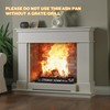 MYFIREPLACEDIRECT 2 Piece Adjustable Fireplace Ash Tray Pan | Expandable