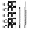 ZELHYEUU 4 in 1 Nano SIM Card Adapter, 5 Set