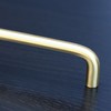 Satin Brass Cabinet Hardware Wire Handle Pull - 3 1/2"