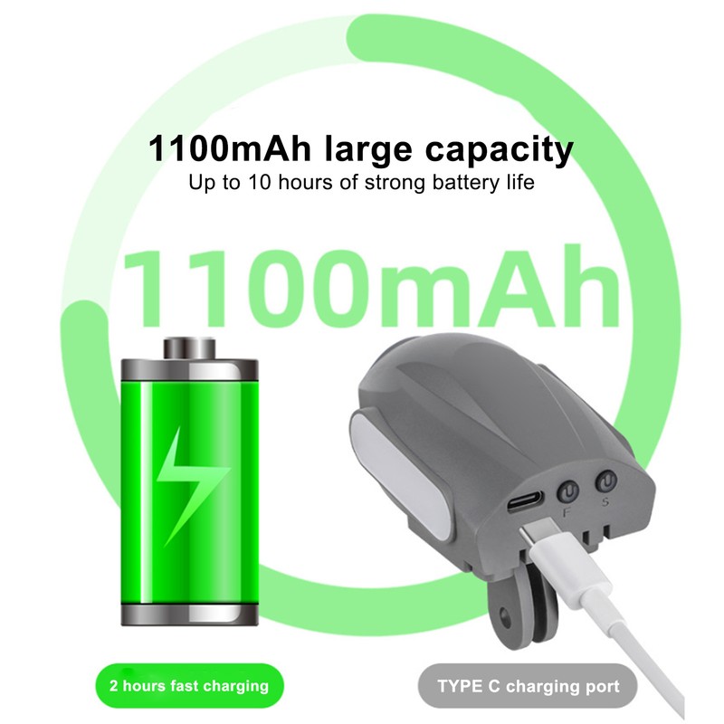 Drone Searchlight 1100mAh Rechargeable 100m Range Drone Night Photography Light