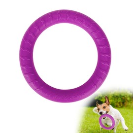 Dog Fitness Ring Toy Durable Chew Toys for Training Fly Ring Toy Agility Equipment for Dogs Floating Dog Toys Interactive Training Ring Outdoor Dog Toys for Tug Exercise Small Medium Large Dogs