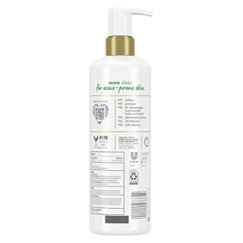 Limpiador transparente para acné Dove Body Love 17,5 fl oz para piel propensa al acné