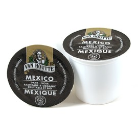 Van Houtte Mexico Fair Trade Dark Roast Organic Coffee Keurig K-Cups, 144 Count